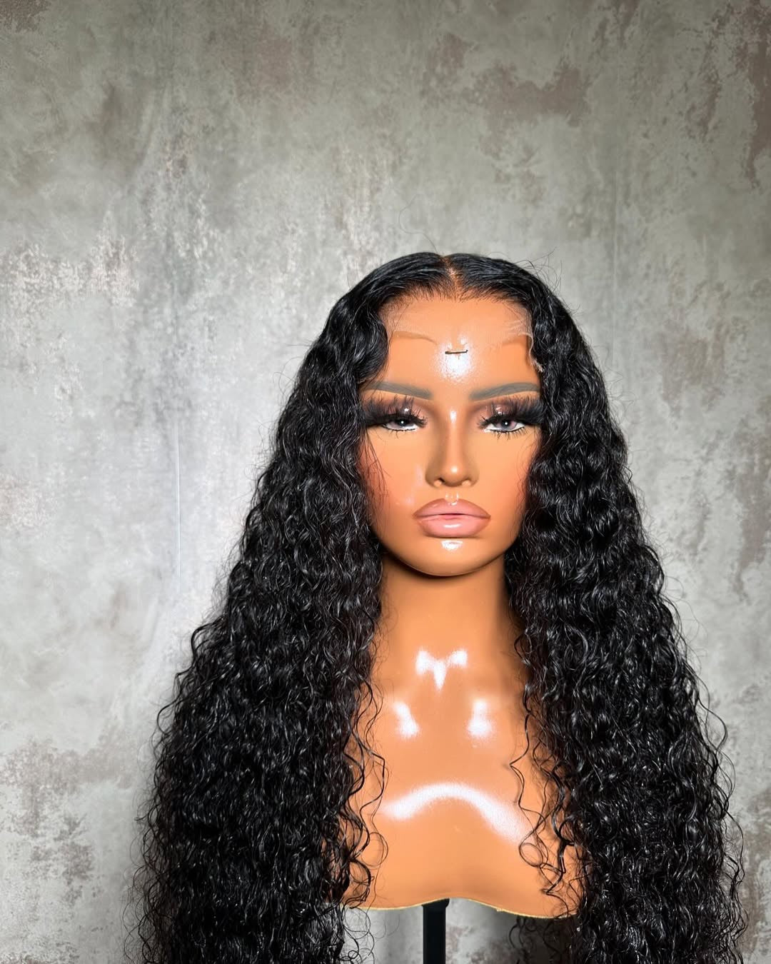 Peluca de Cabello Humano Rizado